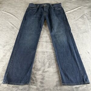 Levis Jeans 559 Men 36x34 Blue Relaxed Straight Blue Denim Cotton Formal Casual